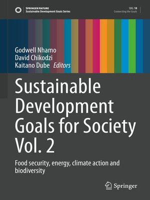 cover image of Sustainable Development Goals for Society Volume 2